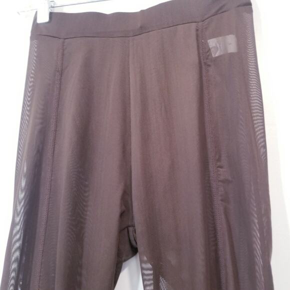 HALF Heart Brown Sheer Leggings Pants size Small - Picture 11 of 12